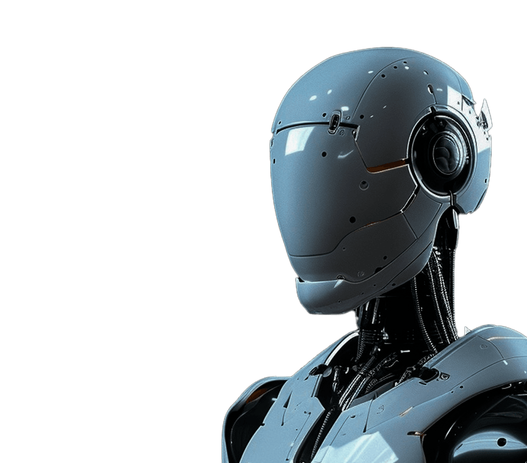 Futuristic android representing Octal Labs next-generation product design