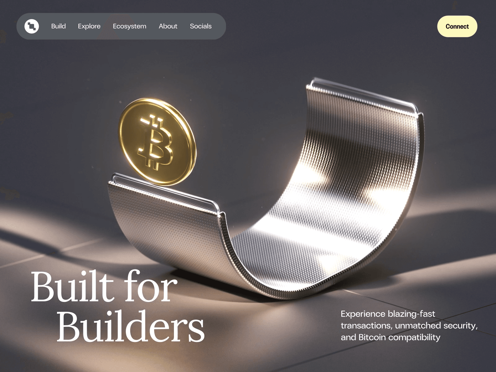 Bitcoin and Web3 product visual